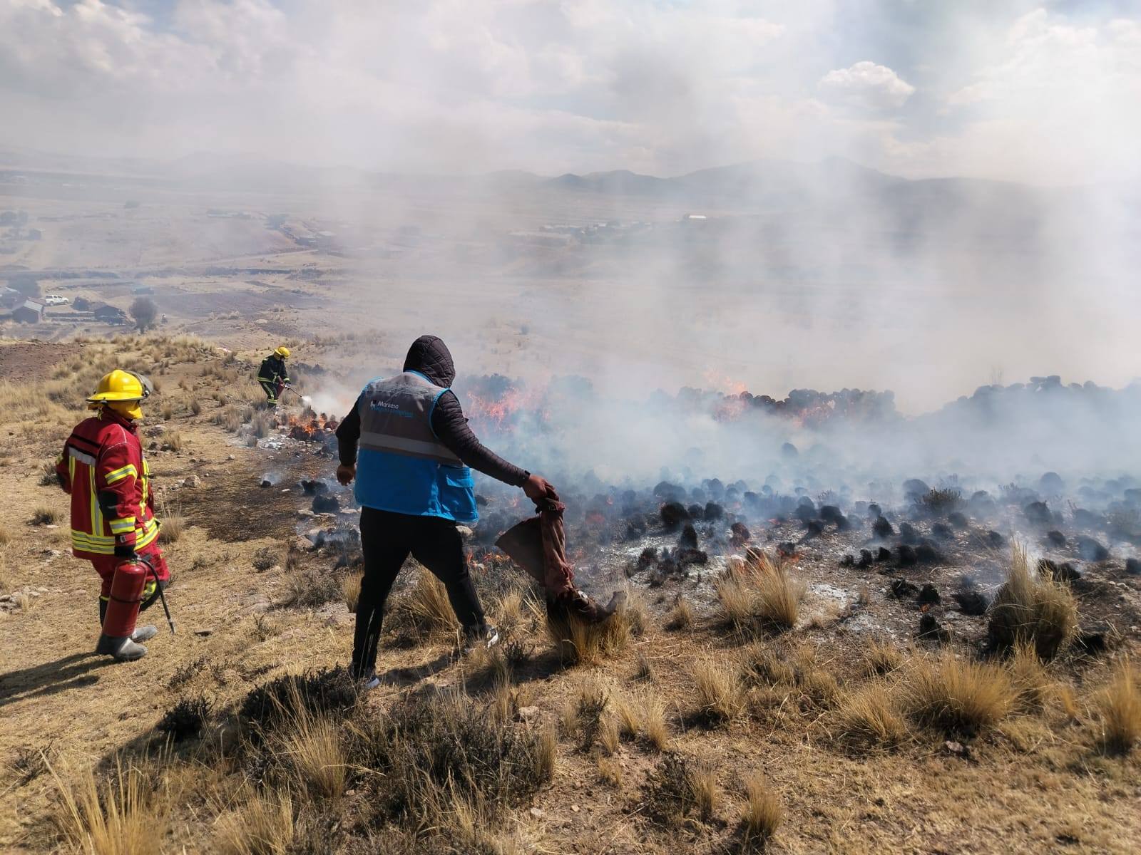 INCENDIO EN JERANI ILAVE